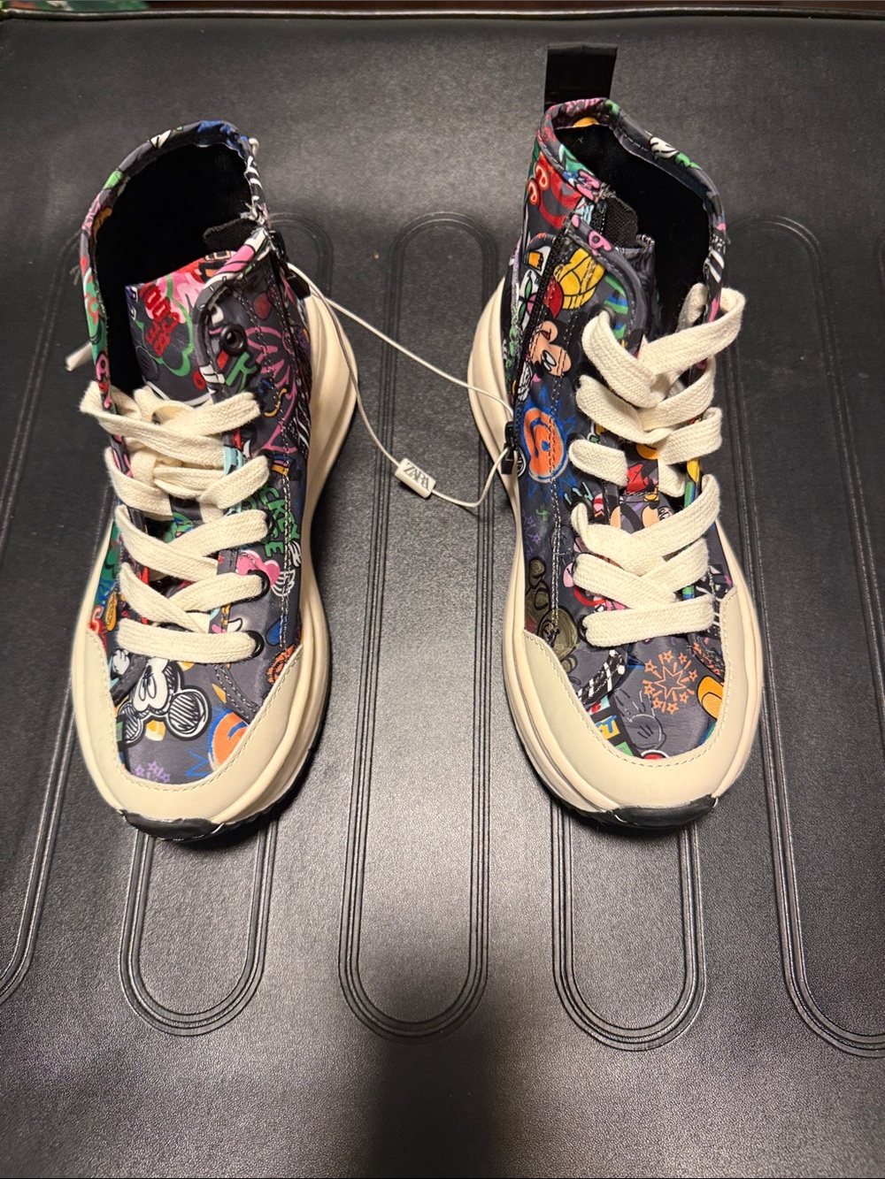 Converse Kids High-Top Sneakers with Multicolor Cartoon Graphics